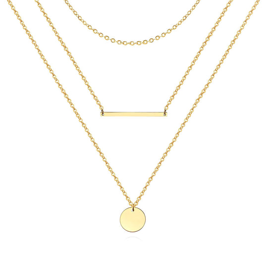 Nyssa by Viora - 18K Gold Plated Stainless Steel Necklace