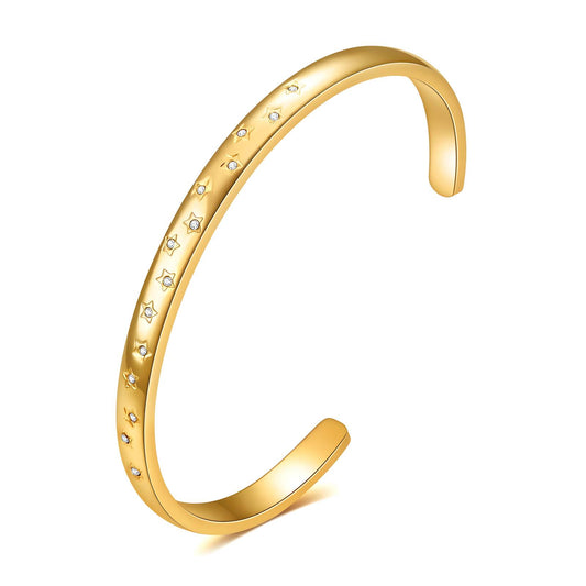 Arden by Viora - 18K Gold Plated Stainless Steel Bracelet