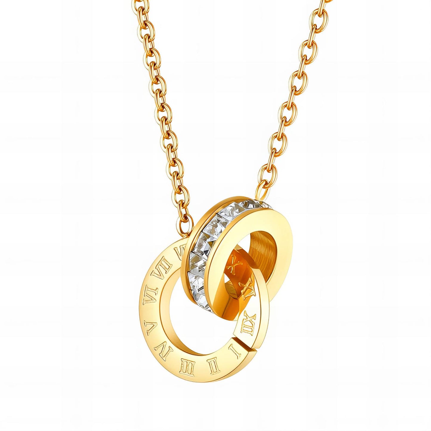 Novae by Viora - 18K Gold Plated Stainless Steel Necklace