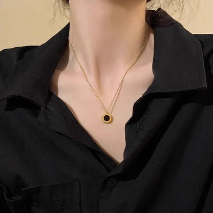 Amara by Viora - 18K Gold Plated Stainless Steel Necklace