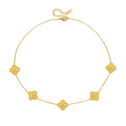 Thalassa by Viora - 18K Gold Plated Stainless Steel Necklace