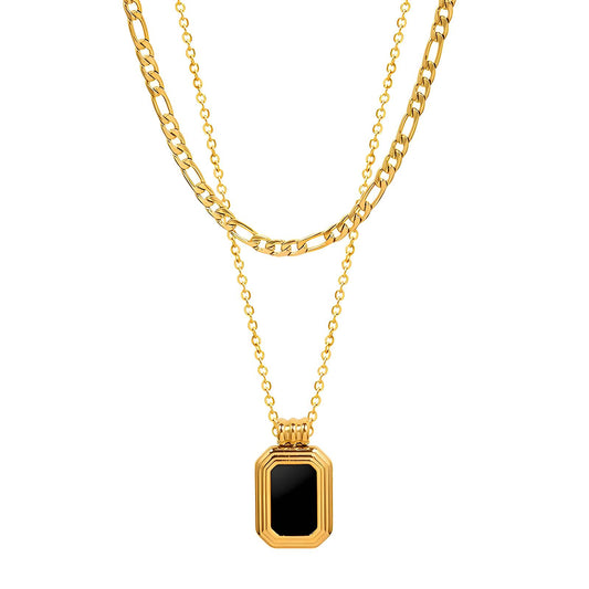 Vivienne by Viora - 18K Gold Plated Stainless Steel Necklace