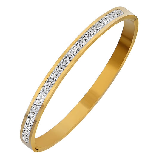 Solace by Viora - 18K Gold Plated Stainless Steel Bracelet