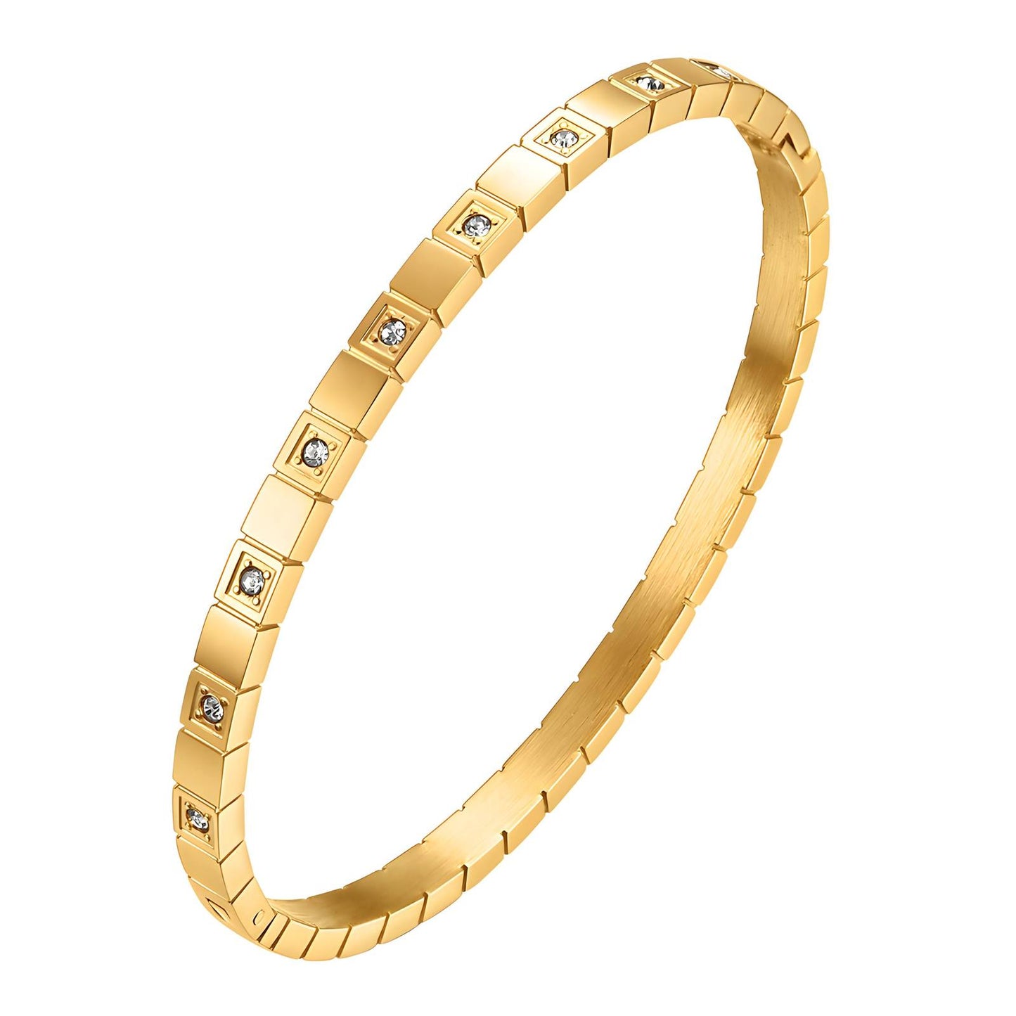 Fiora by Viora - 18K Gold Plated Stainless Steel Bracelet